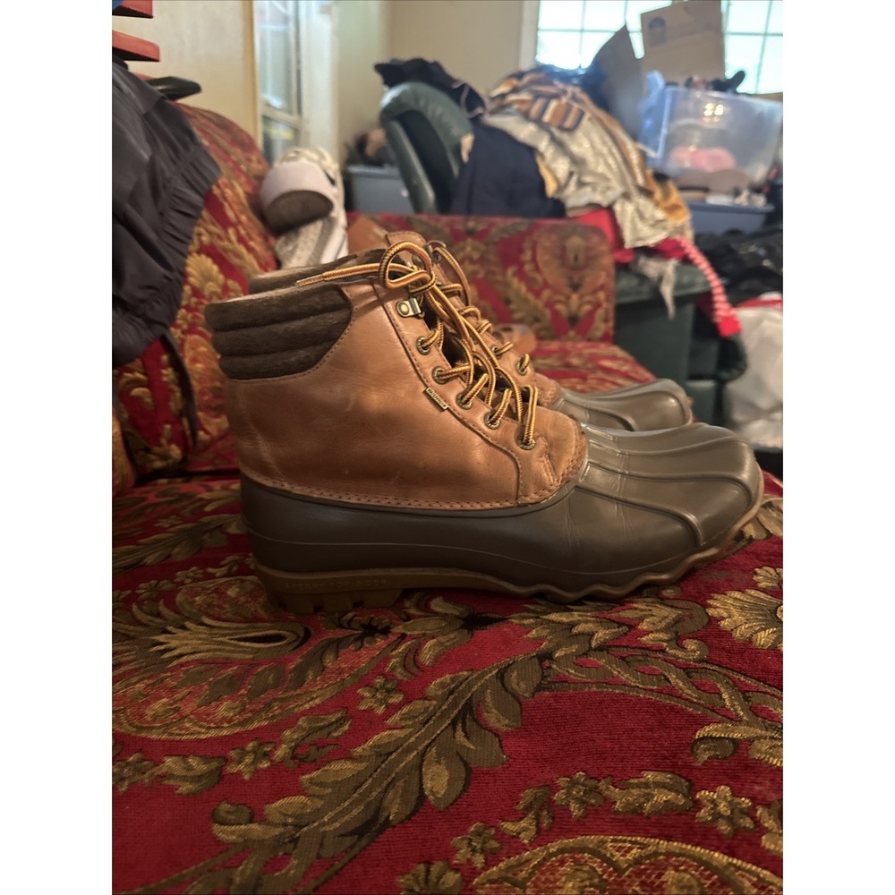 Sperry Brewster Waterproof Duck Boot Men US 10